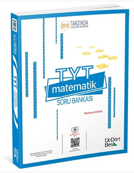 ÜçDörtBeş Yayınları TYT Matematik Soru Bankası